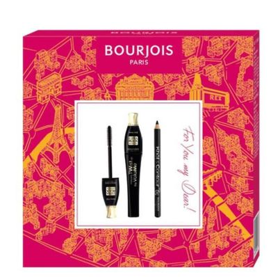 Bourjois, zestaw prezentowy, for you my dear, maskara, twist up, 8 ml + kredka do oczu