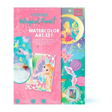 Box Candiy, Akwarele jednorożec i wróżka, zestaw artystyczny