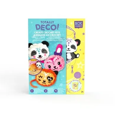 Box Candiy, szydełkowe zwierzątka, zestaw artystyczny