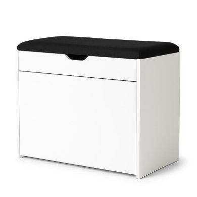 Boximo, Vault, szafka na buty z siedziskiem i wysuwanymi półkami, 57-30-53 cm