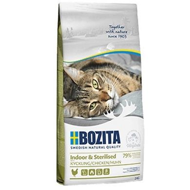 Bozita, Indoor & Sterilised Chicken, karma sucha dla kota, 10 kg
