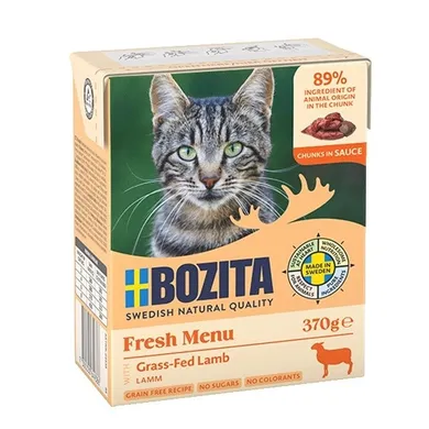 Bozita, jagnięcina w sosie, mokra karma dla kota, 370g