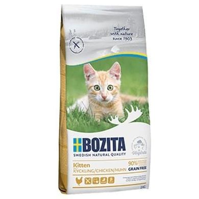 Bozita, Kitten Grain Free, karma sucha dla kota, Chicken, 10 kg
