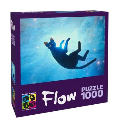 Brain Games, Flow, Black Cat, puzzle, 1000 elementów