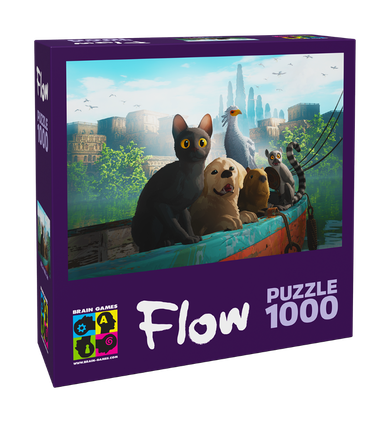 Brain Games, Flow, Movie Characters, puzzle, 1000 elementów