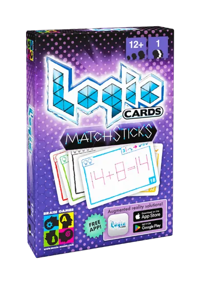 Brain Games, Logic Cards, Matchsticks, gra karciana