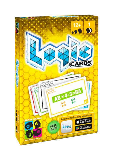 Brain Games, Logic Cards, Yellow, gra karciana