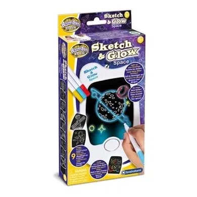Brainstorm, Sketch&Glow, tablet do rysowania, Kosmos