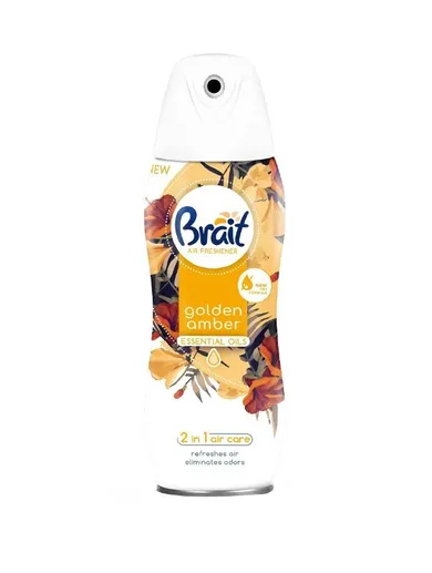 Brait, 2in1 air care, suchy odświeżacz powietrza, golden amber, 300 ml