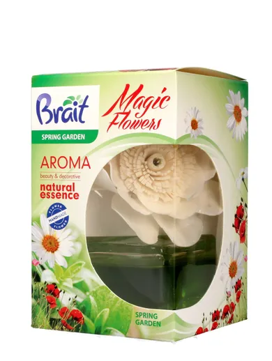 Brait, Magic Flower, dekoracyjny odświeżacz powietrza, Spring Garden, 75 ml