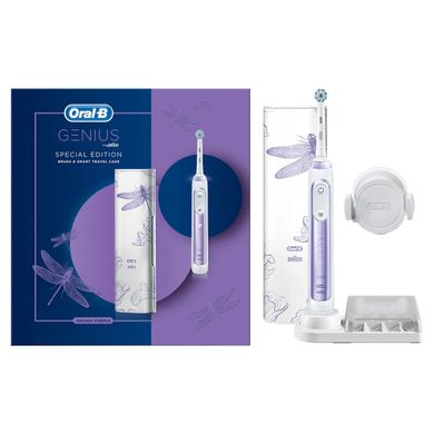 Braun, Oral-B, Genius 10000N, szczoteczka elektryczna z bluetooth, orchid purple