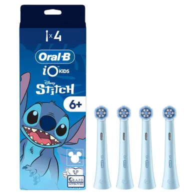 Braun, Oral-B, Lilo i Stitch, iO Kids, końcówki do szczoteczki dla dzieci, 4 szt.