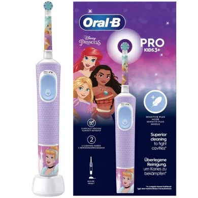 Braun, Oral-B, Princess, szczoteczka akumulatorowa dla dzieci