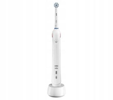 Braun, Oral-B, szczoteczka elektryczna, Pro 2 2000 SENSIUltra Thin, biała