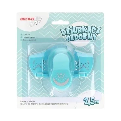 Brewis, dziurkacz ozdobny, brzegowy, falbanka, 2.5 cm