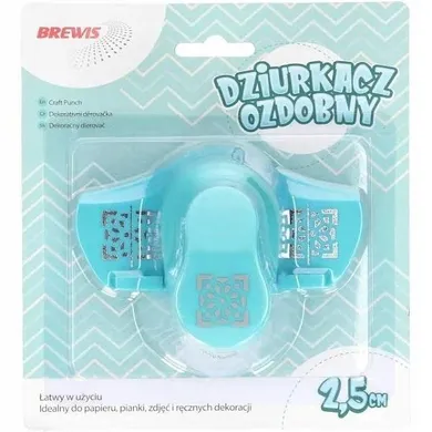 Brewis, dziurkacz ozdobny, brzegowy, rozeta, 2,5 cm