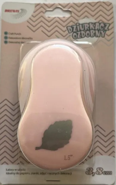 Brewis, dziurkacz ozdobny, Liść, 3.8cm