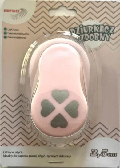 Brewis, dziurkacz ozdobny, serca, 2.5cm