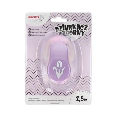 Brewis, dziurkacz ozdobny, tulipan, 2.5 cm, 1 szt.