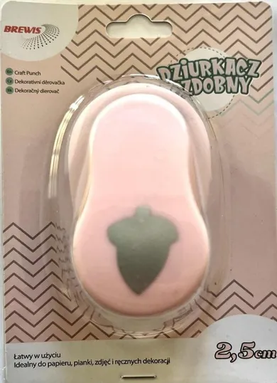 Brewis, dziurkacz ozdobny, Żołądź, 2.5cm