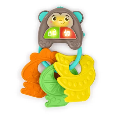 Bright Starts, MonKeys, zabawka muzyczna kluczyki, 6m+