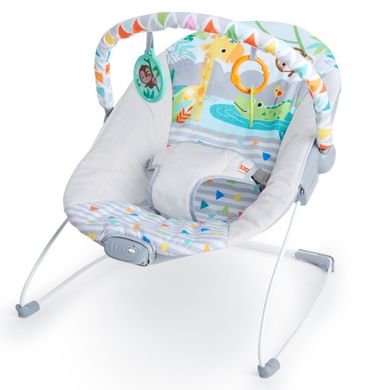 Bright Starts, Safari Fun, leżaczek z funkcją wibracji