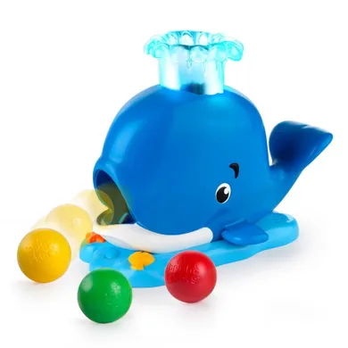 Bright Starts, Silly Spout Whale Popper, wieloryb, zabawka interaktywna
