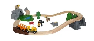 Brio World, Safari, kolejka, zabawka drewniana