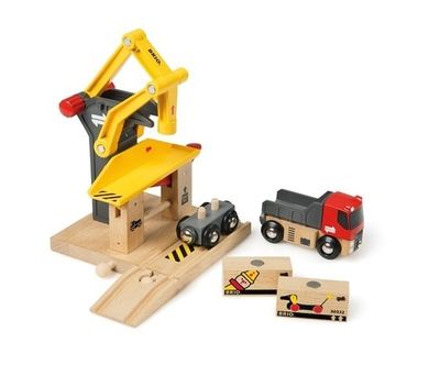 Brio World, Stacja przeładunkowa, zabawka drewniana