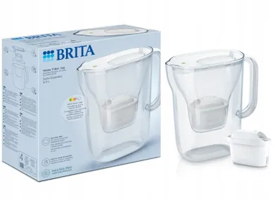 Brita, dzbanek filtrujący, biały, Style Essential + wkład, Maxtra Pro PP, 1 szt.