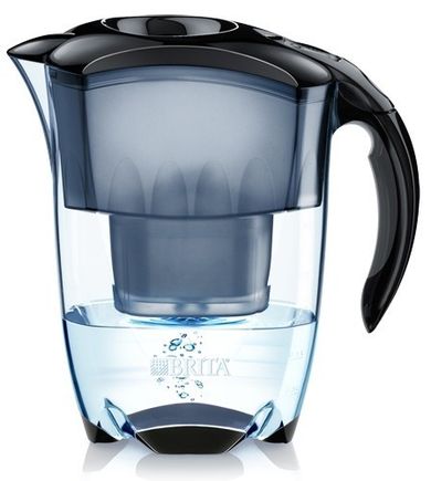 Brita, Elemaris XL, MX Plus, dzbanek filtrujący, czarny