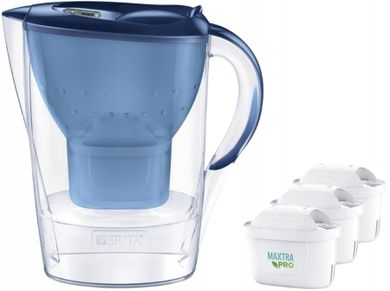Brita, Marella, dzbanek filtrujący, 2.4l + Pure Performance, wkłady, 3 szt.