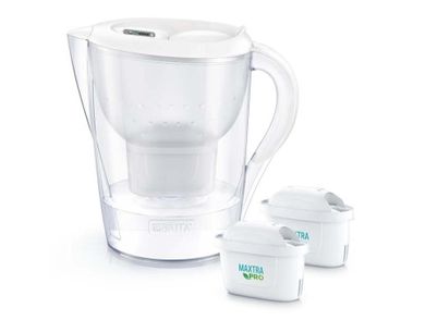 Brita, Marella XL, dzbanek filtrujący, 2 wkłady MaxtraPro PP, biały, 3,5l