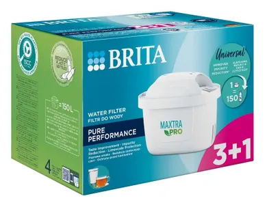 Brita, Maxtra Pro Pure Performance, filtr do wody, 4 szt.