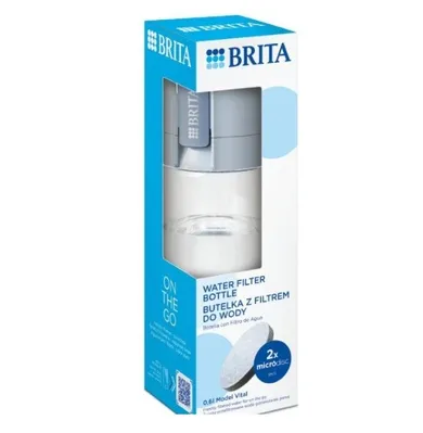 Brita, Vital, butelka filtrująca, błękitna