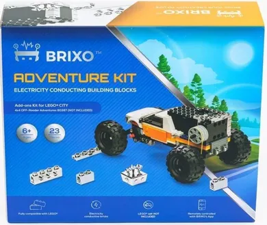 Brixo, 4-4 Off Roader Adventures, klocki konstrukcyjne, 23 elementy