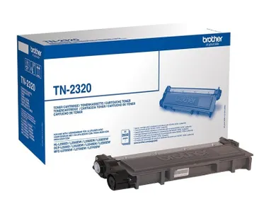 Brother, toner do drukarki, TN2320, oryginał TN-2320, 2600 stron, czarny