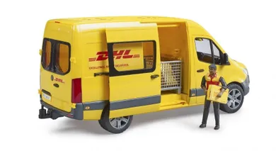 Bruder, MB Sprinter DHL bus, samochód z figurką i akcesoriami