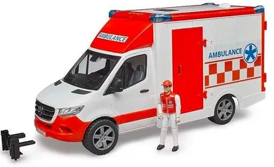 Bruder, Mercedes-Benz Sprinter Ambulans, pojazd z figurką i modułem