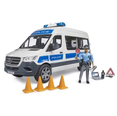 Bruder, Mercedes-Benz Sprinter, policja, pojazd interaktywny z figurką akcesoriami