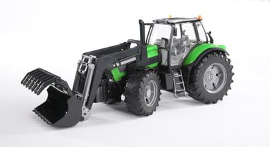 Bruder, Traktor Deutz Agrotron X720 z ładowarką czołową