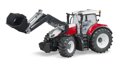 Bruder, Traktor Steyr 6300 Terrus CVT z ładowaczem, pojazd rolniczy