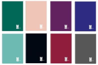 Brulion A5, 96 kartek, kratka, One Color