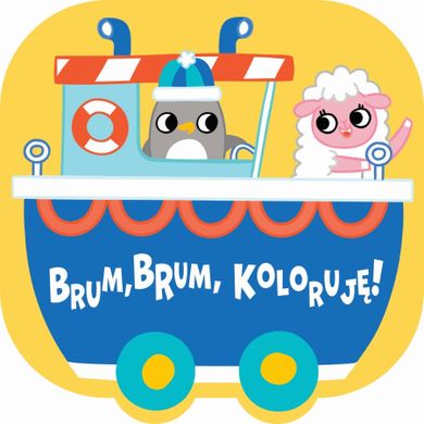 Brum, brum, koloruję! Statek