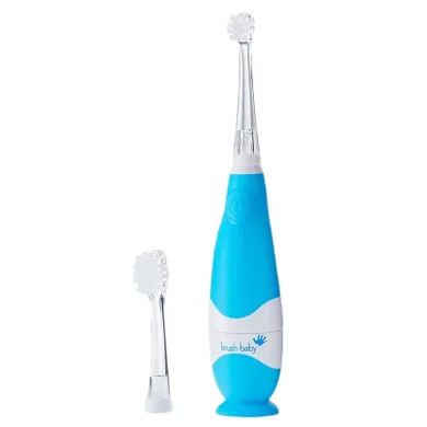 Brush-Baby, BabySonic, szczoteczka soniczna dla dzieci w wieku 0-3 lat, Blue