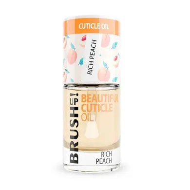 BrushUp!, Beautiful Cuticle Oil, oliwka do skórek, rich peach, 6 ml