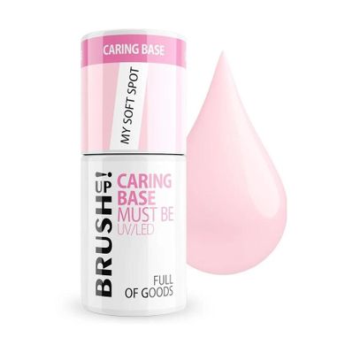 BrushUp!, Caring Base baza hybrydowa do paznokci My Soft Spot, 5g