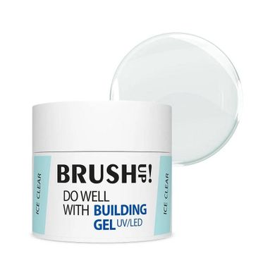 BrushUp!, Do Well with Building Gel, żel budujący do paznokci Ice Clear, 12g