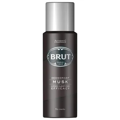 Brut, Musk, dezodorant, spray, 200 ml