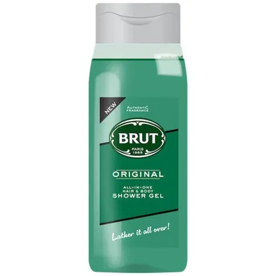 Brut, Original, żel do mycia ciała i włosów, 500 ml